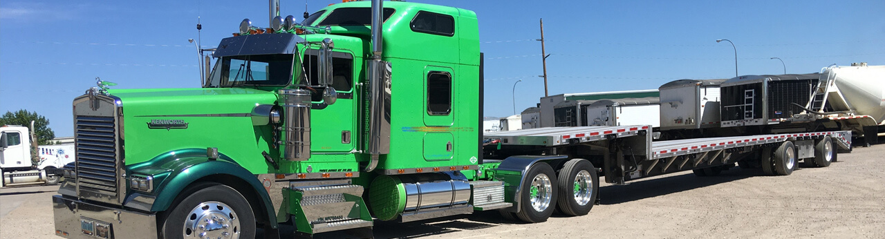 Kevins Specialized Trucks - Kenworth with Drop Deck Trailer